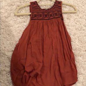 Forever 21 Embroidered Tank Top